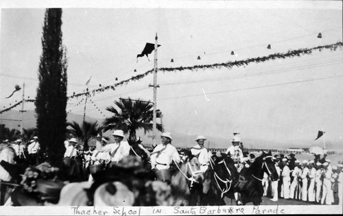 The Thacher School in Santa Barbara Parade