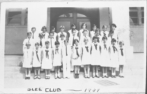 Advanced Glee Club, 1929