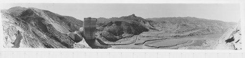 St. Francis Dam Area One Week After March 1928 Disaster, Downstream View