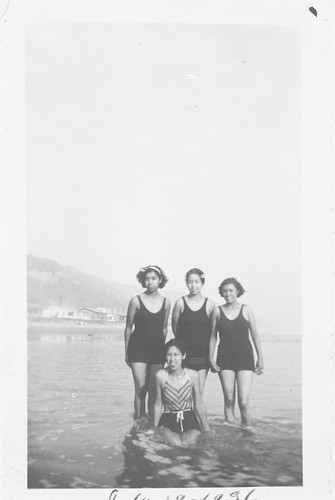 Young Women at the Beach