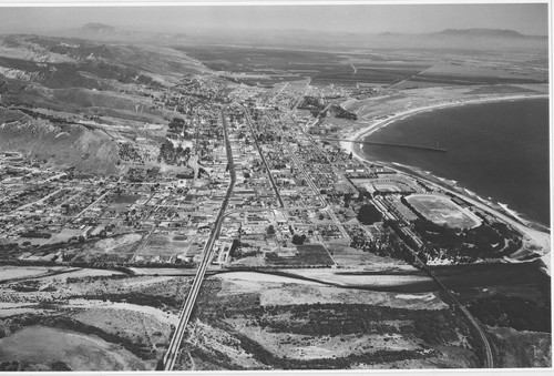 Aerial Oblique View of Ventura, 1940
