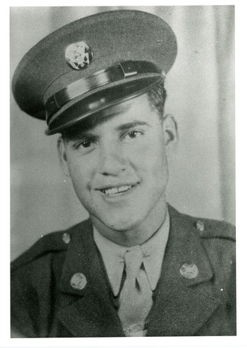 Ralph Romero Portrait in Military Uniform