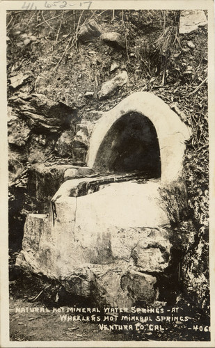 Natural Hot Mineral Water Spring at Wheeler Hot Springs