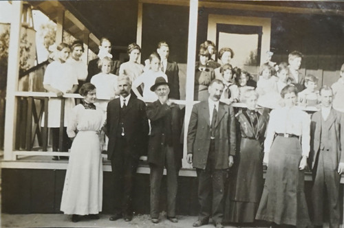 E. W. Daily Family on Porch