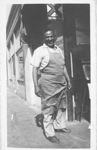 Juan Gonzalez Salas in Front of El Brillante Market