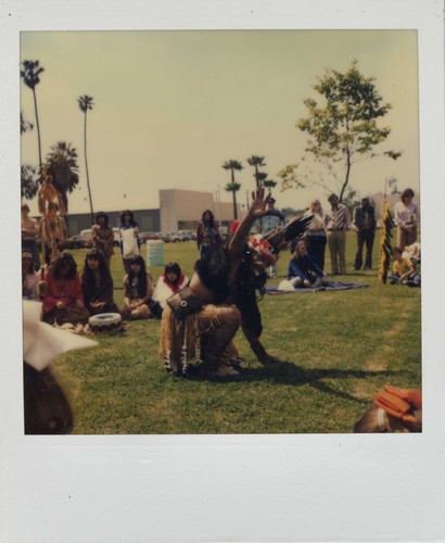 Chumash Dancer at San Buenaventura Mission Bicentennial