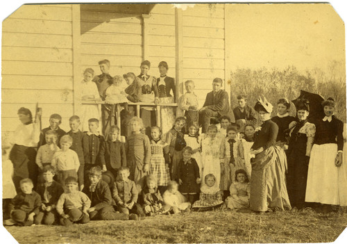 Students and Teachers at Oxnard Ocean View School