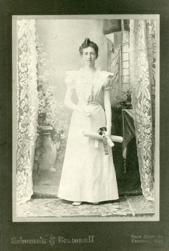 Edith Barnes Graduation Photo