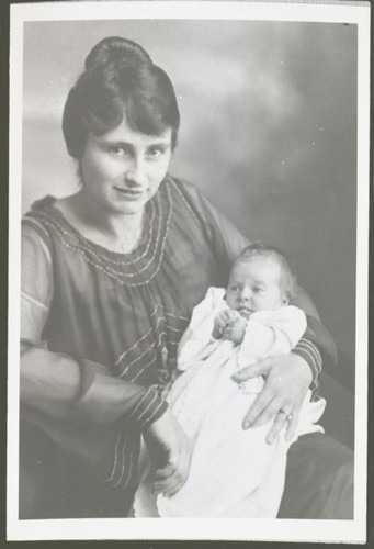 Edith Hoffman with Baby Katherine