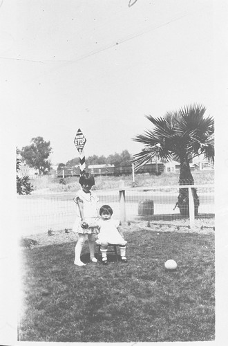 Irene and Eva Sanchez as Children