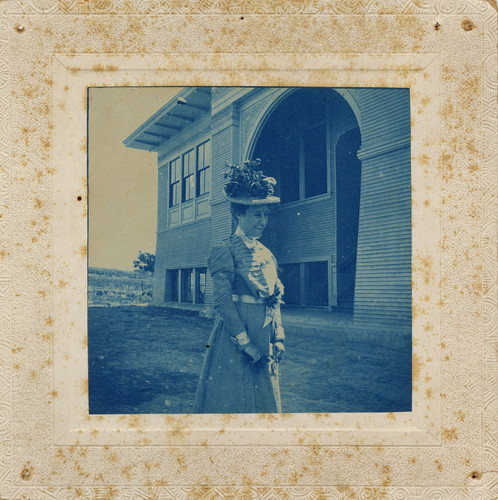 Woman with Flowered Hat