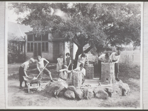 Students Building the Castle