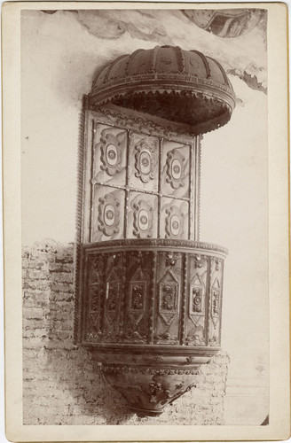 Pulpit from San Buenaventura Mission