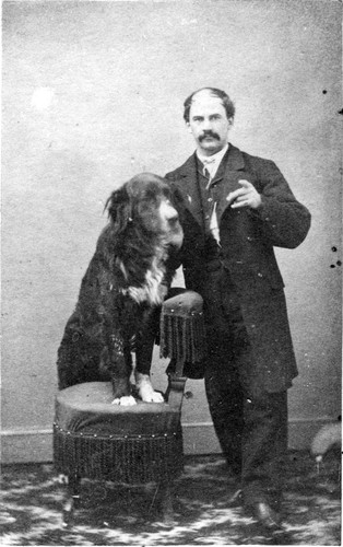 J.C. Brewster With Dog