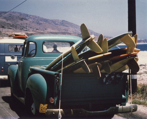 Truck Loaded with Surfboards