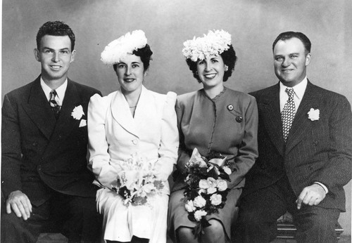 Group Photo of Two Men and Two Women