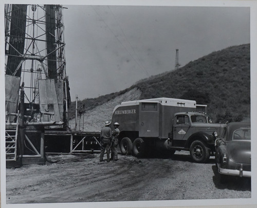 Two Men at Oil Field