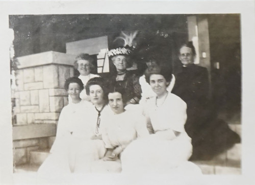 Women on Porch Steps