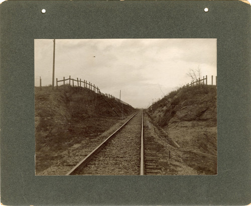 Southern Pacific Railroad Cut East of Somis