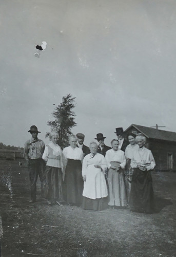 Group Photo in Front of Michigan Home