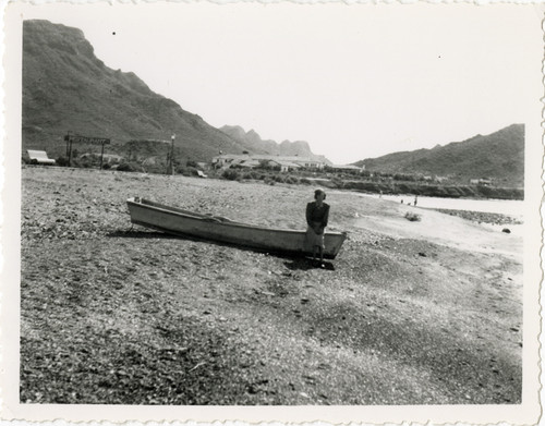 Ruth Sitting Atop a Boat