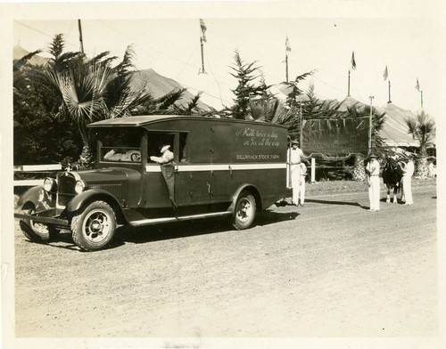 Billiwhack Stock Farm Dairy Truck in Parade