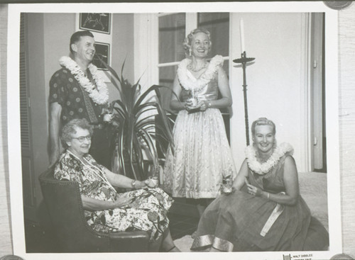 Group Photo, Edith Hoffman and Katherine Haley with a Man and Woman