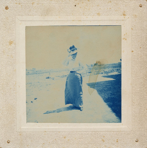 Woman Posing on Beach