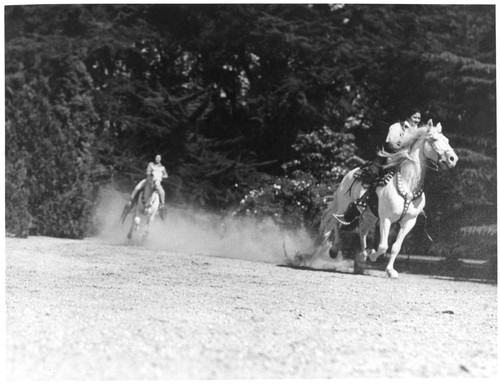 Carmen Camarillo on Horseback