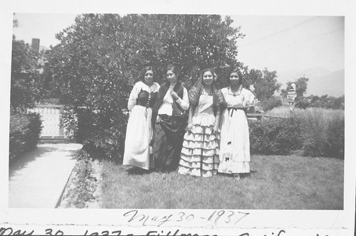 Young Women Dressed for a Costume Party