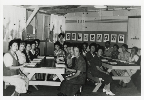 ESL Class at the Gila River Relocation Center