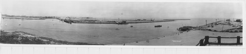 Panorama of Port Hueneme Harbor