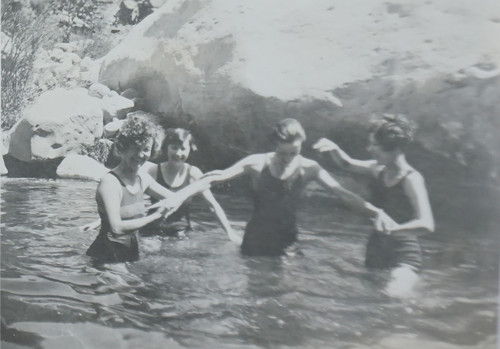 Swimming in Natural Pool