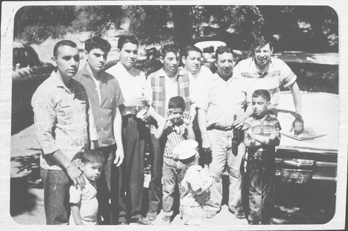 Men at Steckel Park, Santa Paula