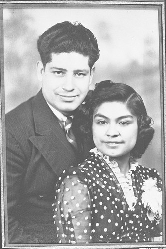 Wedding Portrait, Miguel Ortiz and Delphine Garibaldi