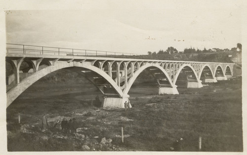 First Concrete Bridge Over Ventura River