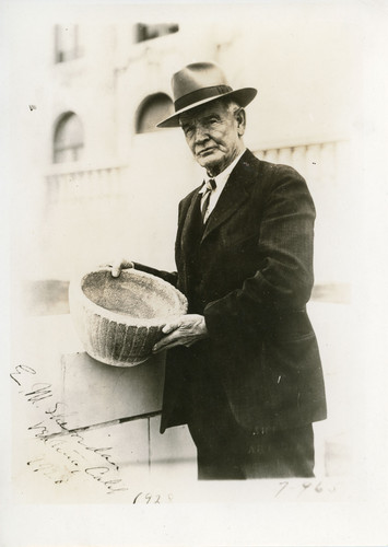 E. M. Sheridan with a Bowl