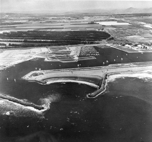 Aerial View of Ventura Marina, 1966