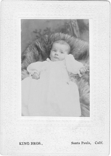 Elsie Martin, Baby Portrait