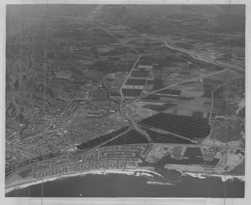 Aerial View of Ventura Marina, 1972