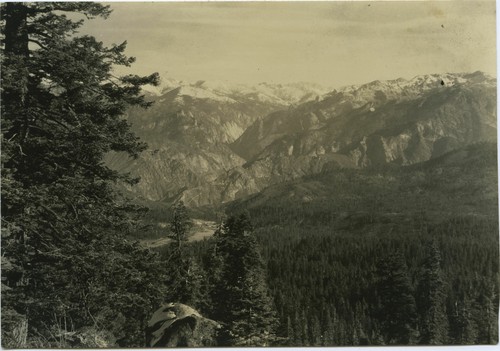 Hume Lake from Lookout Point just above Grant Park head waters -