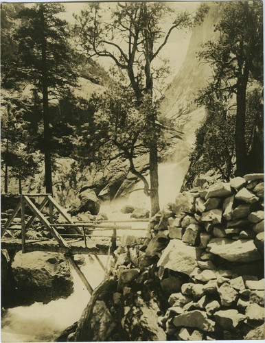 Bridge over Roaring River Falls