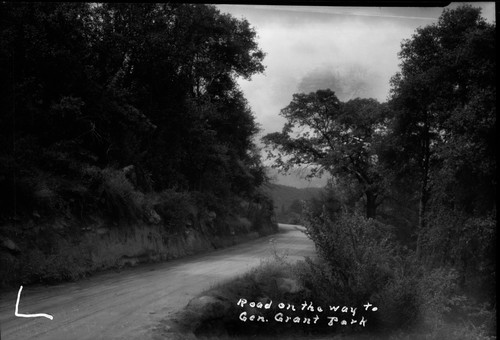 "Road on the way to Gen. Grant Park"