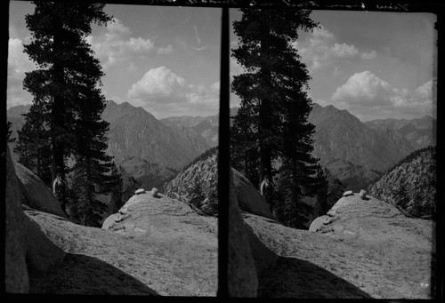 View from Trail into Middle Fork