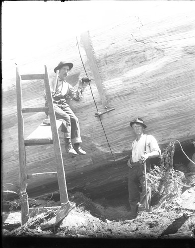 Portrait of two loggers