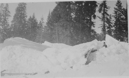 Digging out a small house at Headquarters at Grant Nat'l Park 19