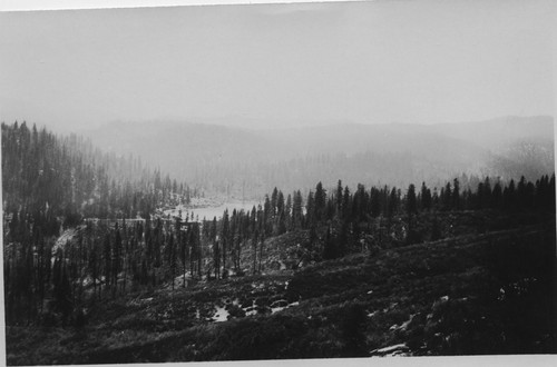 Unknown view, trees, mountains