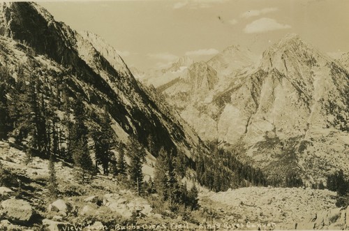 "View from Bubbs Creek trail - Kings River Canyon"