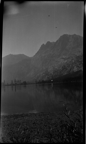 Lake and mountain landscape