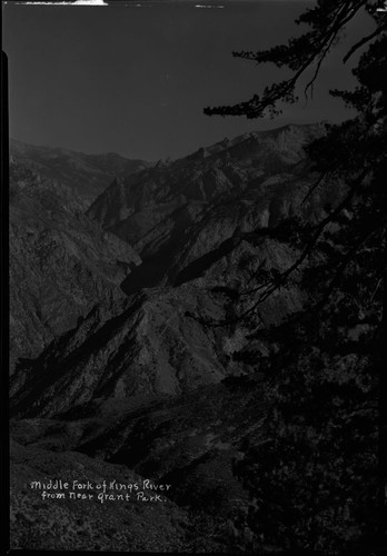 "Middle Fork of Kings River from Near Grant Park"